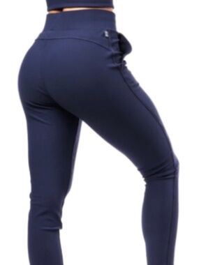 1st Phorm Wavelength Joggers Jogger Workout Athletic Ribbed Pants Navy Small